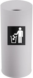 Pam & Co Plastic Waste Bin 65 L White
