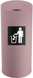 Pam & Co Plastic Waste Bin 65L Pink