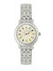 Women's 30mm Battery-Powered Watch with Silver Stainless Steel Bracelet