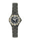 Women's 30mm Battery Watch with Grey Metal Bracelet