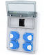 ELS Elektrotechnika Wall-Mounted Waterproof Fuse Box W180xH230xD80mm
