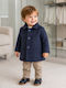 Jungen-Taufkleidung Wollmantel aus Walkstoff Awb053 Coat Wool Felted Angel Wings Aw-awb-053