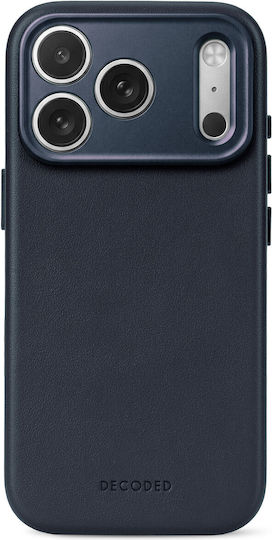 Decoded Husă Spate Din Piele Albastru Marin (iPhone 18 Pro Max / 17 Pro MaxXiaomi 17 Pro Max)