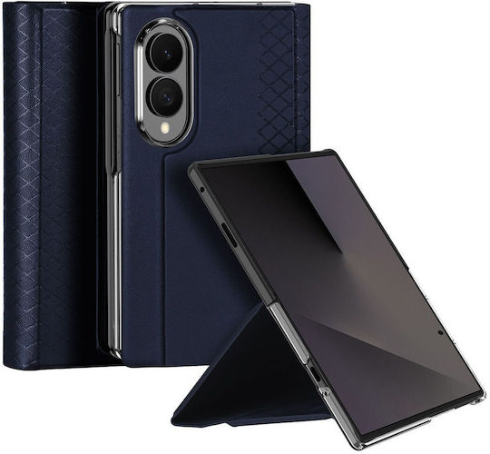 Dux Ducis Book-Hülle aus blauem Leder (Galaxy Z Fold8)