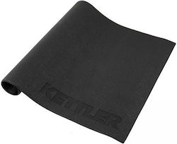 Kettler Черна Подова Настилка за Фитнес Уреди 160x90x1cm 1бр