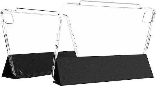 Zagg Crystal Palace Folio Калъф за iPad Pro 11" M4 Прозрачна Защита при Падане от 2 м Антимикробен