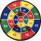 Enero Dart Geschicklichkeitsspiel Klett-Darts 37 cm