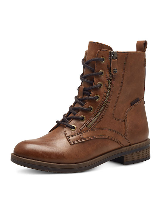 Women's Tabac Brown Combat Boots