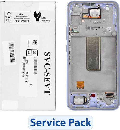 Servicepack Lcd Display Samsung A34 5g A346b Purple Gh82-31200d