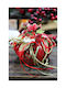 Gerakis Glücksbringer Granatapfel Rot aus Gips 10 x 10 cm