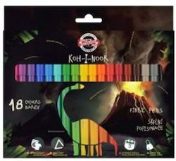 Koh-I-Noor Markers Set 18 Colours Koh-I-Noor Markers Set 18 Colours