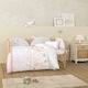 Nima Standard Crib Bumper Inside White-Pink 40x200cm