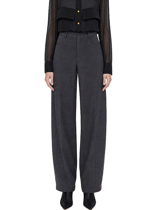 Zoya Damenhose aus Stoff mit hoher Taille in Ba...