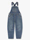 Kids' Blue Denim Dungarees