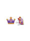 Conset Crown Kids Metal Furniture Knob in Multicolour 48mm ICK-54818