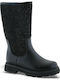Kinderstiefel mit Reißverschluss Schwarz