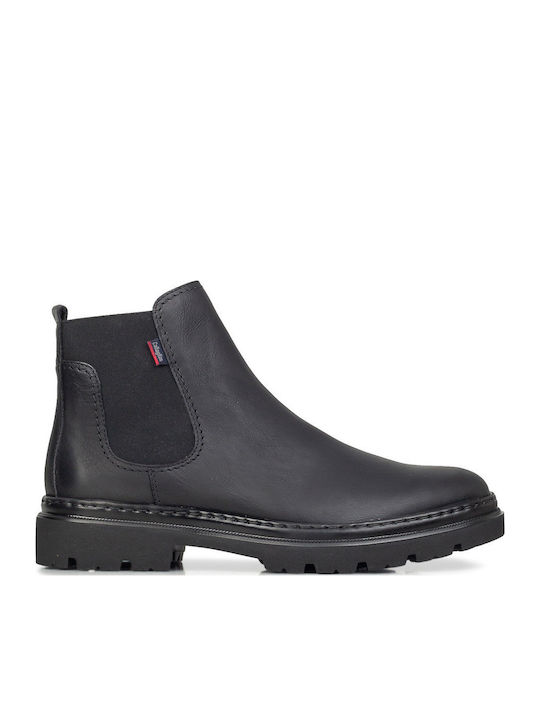 Callaghan Black Chelsea Boots
