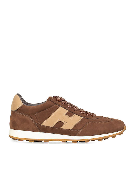 Hogan Sneakers Maro cu Șiret în H pentru Femei