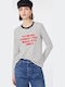 Stretch Women's Striped Navy T-shirt