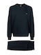 Emporio Armani Winter Herrenpyjama aus Baumwolle Marine