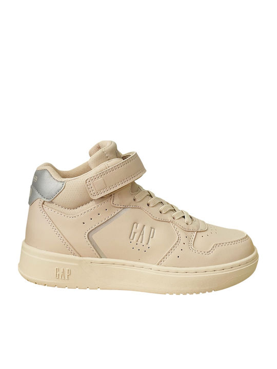 Kinder High-Sneaker anatomisch mit Klettverschluss Rosa