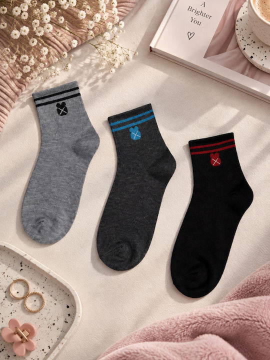 Yookie Дамски Чорапи Многоцветни 3Pack