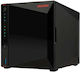 Asustor AS5404T-8G NAS με 4 θέσεις για HDD/M.2/SSD και 2 θύρες Ethernet