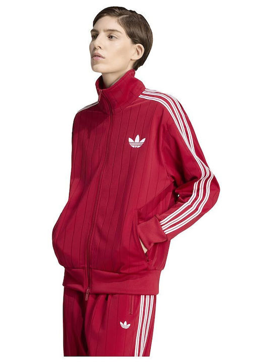 Track Top Jachetă Sportivă de Damă Roșie