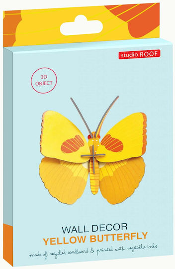Studio Roof Ima51 Wanddeko gelber Schmetterling