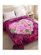 Olia Home Velvet Blanket King Size 220x240 cm Purple