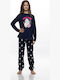 Galaxy Kinder-Pyjama Blau