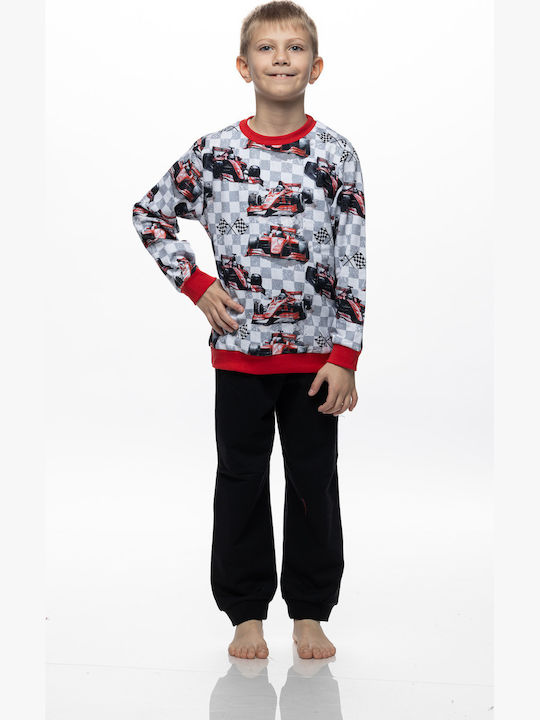 Galaxy Pijama pentru Copii Gri/Neagră