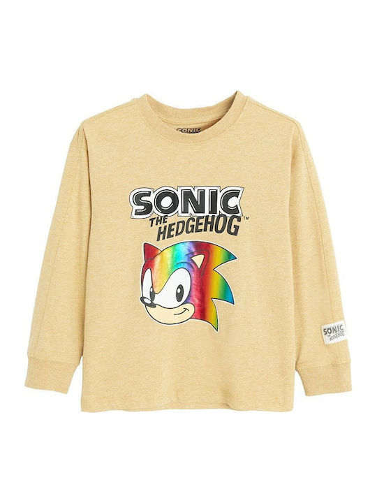 Παιδικό Φούτερ Κιτρινο Sonic