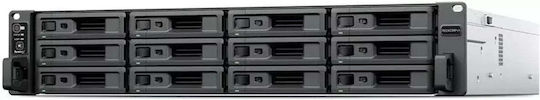 Synology RackStation RS2423RP+II NAS Tower with 12 Slots for HDD/SSD and 2 Ethernet Ports