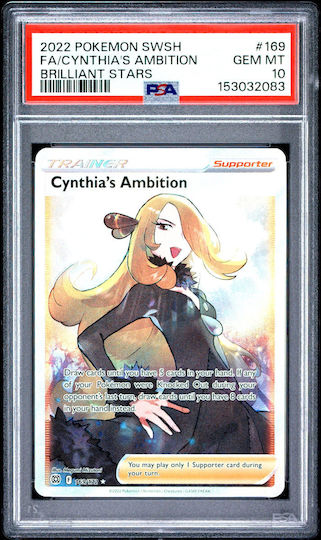 Cynthia's Ambition Brilliant Stars #169 Psa 10
