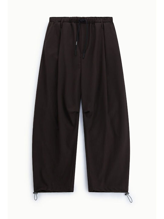 Ανδρικό Παντελόνι Loose Fit Καφέ