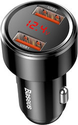 Baseus Φορτιστής Αυτοκινήτου με Θύρες 2xUSB-A Baseus Φορτιστής Αυτοκινήτου με Θύρες 2xUSB-A