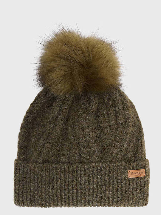 Barbour Damen-Pelzhut Grün