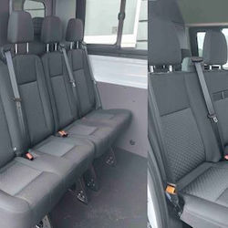 Wipcar Autositzbezüge-Set 3-teilig aus Polyester Schwarz Wipcar Autositzbezüge-Set 3-teilig aus Polyester Schwarz