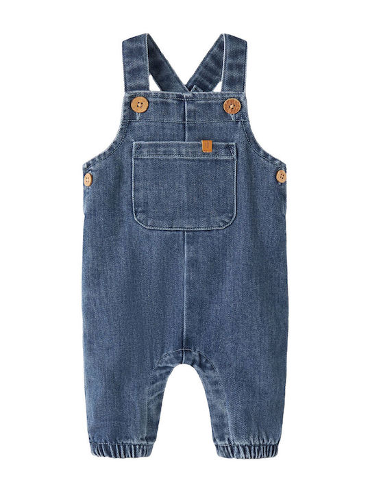 Lil' Atelier Blaue Kinder-Jeanslatzhose Lil' Atelier Blaue Kinder-Jeanslatzhose
