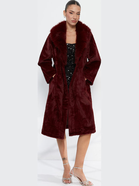 RichgirlBoudoir Long Women's Burgundy Fur