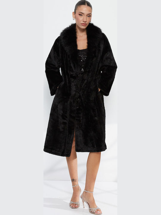 RichgirlBoudoir Long Black Women's Fur