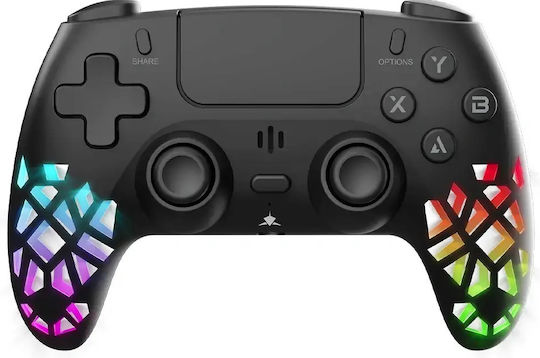 White Shark Actuarius Wireless Gamepad for Android / PC / PS3 / PS4 / PS5 / iOS Black