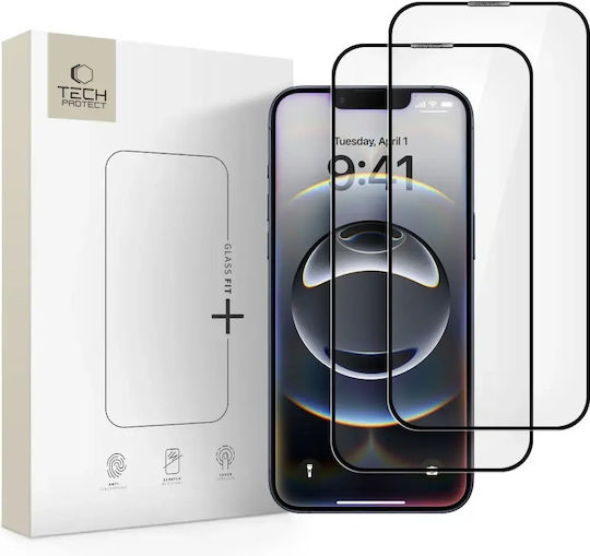 Tech-Protect 2.5D 0.3 мм Закалено Стъкло 2 Броя (iPhone 17e / 16e / 14 / 13 / 13 Pro)