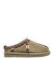 Flache Sandalen für Damen Khaki