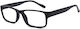 Cammello 001 BLACK Reading Glasses +4.50 in Black 001-black-450_35546