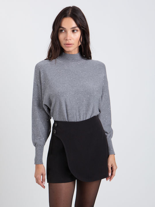 Grauer Damenpullover