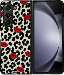 Sonique Back To Y2k Series Samsung Galaxy Z Fold 5 Leopard Kiss Case