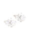 Kids Pendant Earrings with Stones in Silver