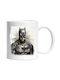 Batman, Pătrată, Portret, Costum, DC, Supererou Cană Ceramică Albă 330 ml (Personalizat)